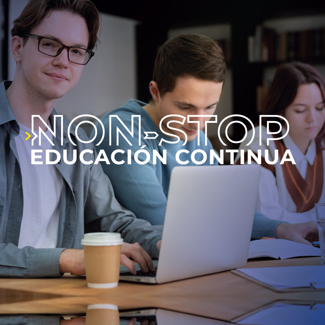 dos hombre y una mujer estudiando